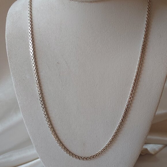 20" unique sterling silver chain - Picture 1 of 6